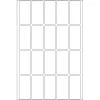 Yleisötarrat HERMA 10609 19x40 mm valkoinen Movables irrotettava paperi 640 kpl