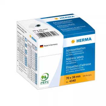 Osoitetarrat kirjoituskoneisiin HERMA 4340