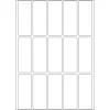 Yleiskäyttötarrat HERMA 10610 20x50 mm valkoinen irrotettava paperi mattapintainen