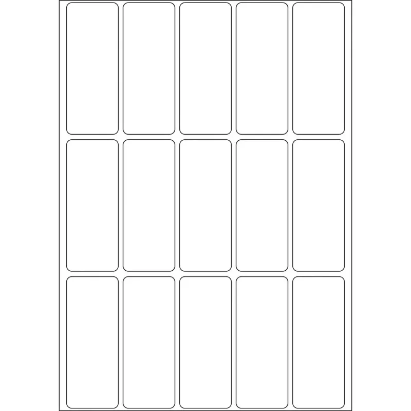 Yleiskäyttötarrat HERMA 10610 20x50 mm valkoinen irrotettava paperi mattapintainen