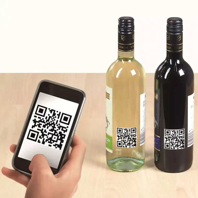 QR-kooditarrat HERMA 9642 A4 40x40 mm neliö valkoinen paperi
