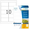 Itseliimautuva tulostintarra HERMA Labels läpinäkyvä kristallinkirkas A4 96x50,8 mm