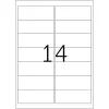 Osoitetarrat Premium HERMA A4 99,1x38,1 mm 1400 kpl