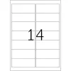 Osoitetarrat Premium HERMA A4 99,1x38,1 mm 140 kpl