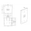 Multibrackets M VESA seinäteline III musta 75 100 200x100 200x200 30 kg