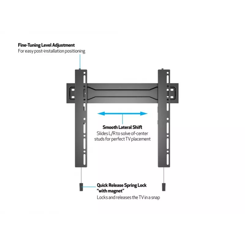Multibrackets M VESA seinäteline Super ohut Fixed 400 MAX