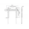 Multibrackets M VESA seinäteline Super ohut Fixed 400 MAX