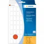 Yleiskäyttötarrat HERMA 12x18 mm punainen paperi mattapintainen käsinkirjoitus