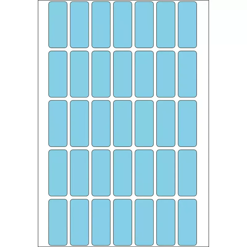 Yleisstarrat HERMA 12x30 mm sininen paperi matta 1120 kpl