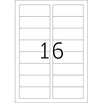 Osoitetarrat Premium HERMA A4 88,9x33,8 mm 1600 kpl