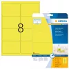 Tarrat HERMA Neon A4 99,1x67,7 mm hehkuvan keltainen 160 kpl