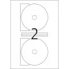 Itseliimautuva tulostustarra HERMA CD-tarrat Maxi A4 Ø 116 mm
