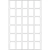 Yleisstarrat HERMA 19x27 mm valkoinen paperi matta käsinmerkintä