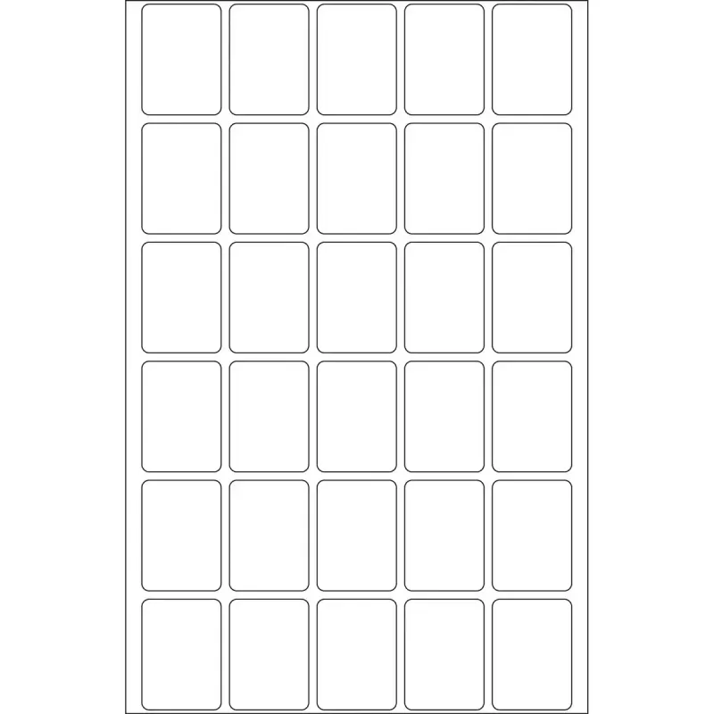 Yleisstarrat HERMA 19x27 mm valkoinen paperi matta käsinmerkintä