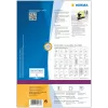 Itseliimautuvat tulostustarrat HERMA CD-tarrat Maxi A4 Ø 116 mm