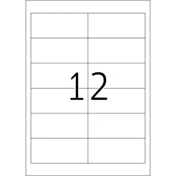 Tarrat HERMA Premium A4 97x42,3 mm valkoinen paperi matta 2400 kpl