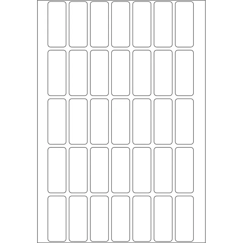 Yleisstarrat HERMA 1120 kpl 12x30 mm valkoinen paperi matta