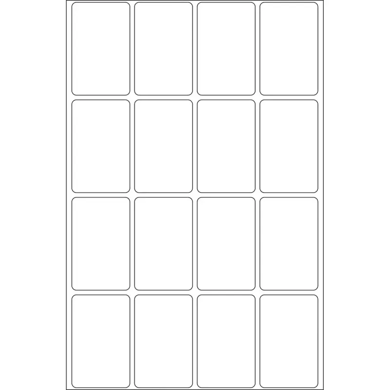 Yleisötarrat HERMA 25x40 mm valkoinen paperi matta käsinmerkintä