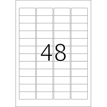 Itseliimautuvat tulostintarrat HERMA Labels A4 45,7 x 21,2 mm