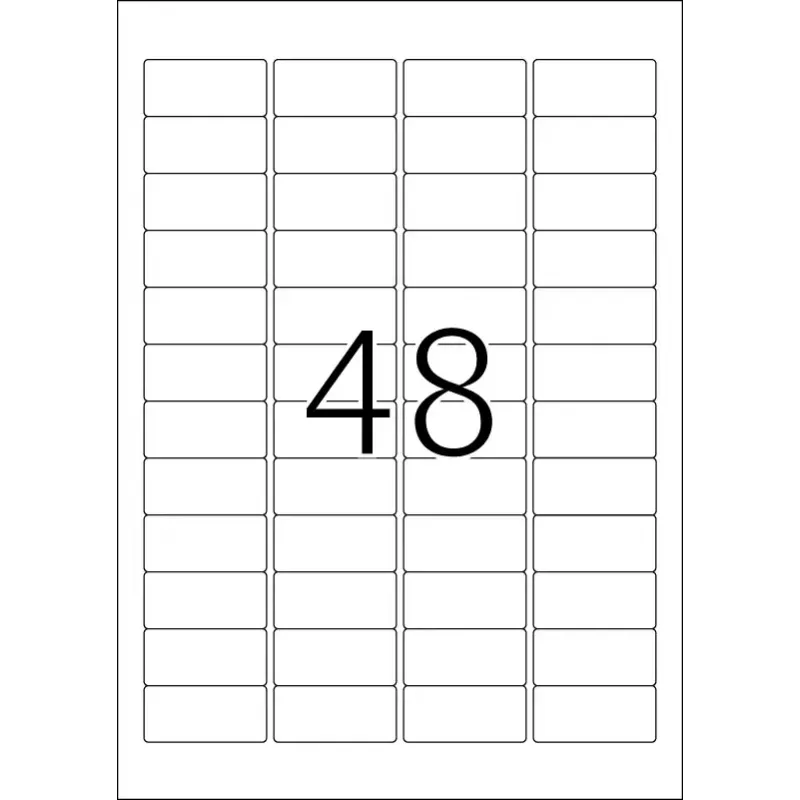 Itseliimautuvat tulostintarrat HERMA Labels A4 45,7 x 21,2 mm