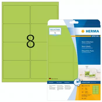HERMA neon-tarrat A4 99,1 x 67,7 mm 160 kpl