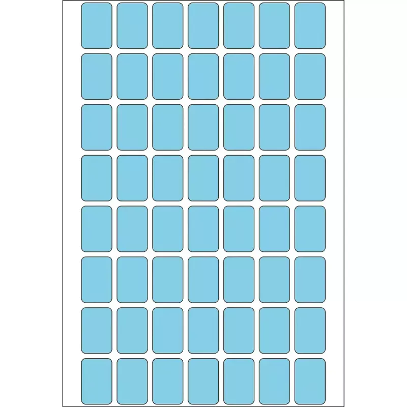 Yleisötarrat HERMA 12x18 mm sininen paperi matta käsinmerkintä
