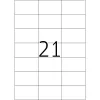 Itseliimautuvat tulostintarrat HERMA Labels A4 70x42,3 mm