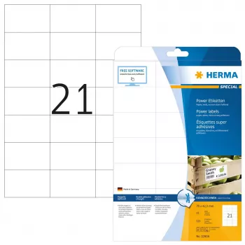 Itseliimautuvat tulostintarrat HERMA Labels A4 70x42,3 mm