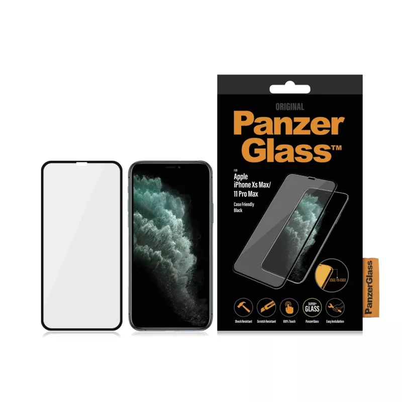 PanzerGlass® näytönsuojakalvo iPhone 11 Pro Max | Xs Max | Edge-to-Edge