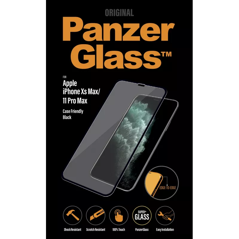 PanzerGlass® näytönsuojakalvo iPhone 11 Pro Max | Xs Max | Edge-to-Edge