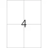 Itseliimautuva tulostintarra HERMA Labels Premium A4 105x148 mm
