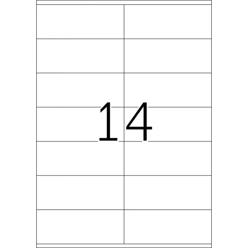 HERMA Premium -tarrat A4 105x41 mm valkoinen paperi matta 1400 kpl