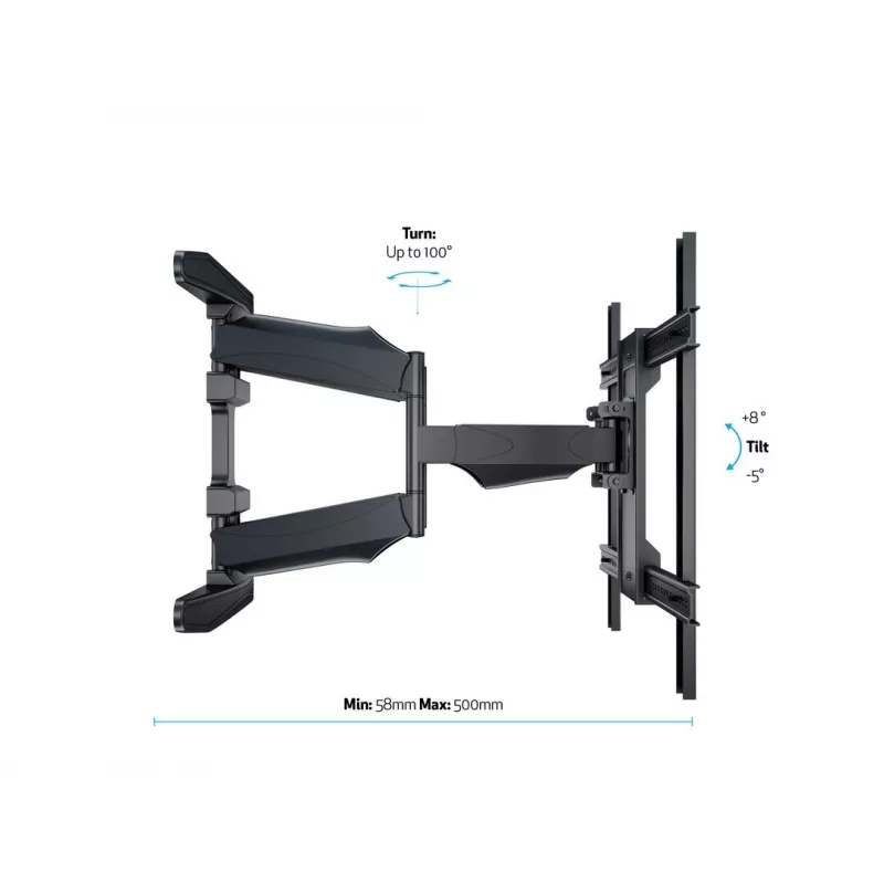 Full Motion kaksoisnäytön teline Multibrackets M VESA Flexarm XL