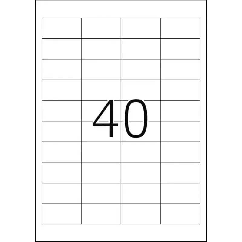 Itseliimautuvat tulostintarrat HERMA Labels Premium A4 48,5x25,4 mm