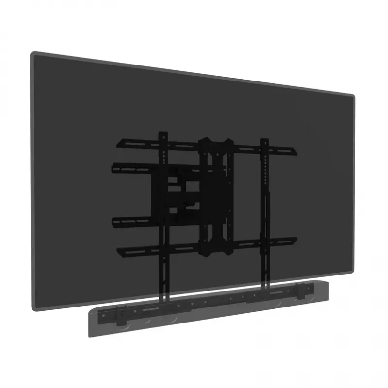 Multibrackets M Universal soundbar-teline 55–110 tuumaa musta 10 kg