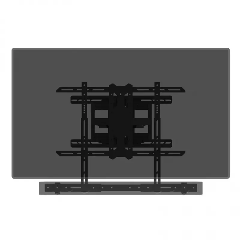 Multibrackets M Universal soundbar-teline 55–110 tuumaa musta 10 kg