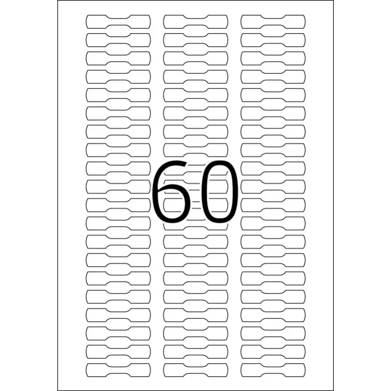 Itseliimautuva tarra tulostimeen HERMA 5116 A4 49x10 mm 1500 kpl