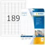 Itseliimautuvat tulostintarrat HERMA Labels A4 25,4x10 mm valkoinen erittäin vahva tartunta paperi matta 4725 kpl