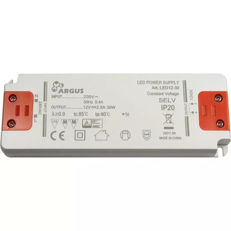 LED-ajuri Inter-Tech LED12-30 30W IP20 100000h 207-253V