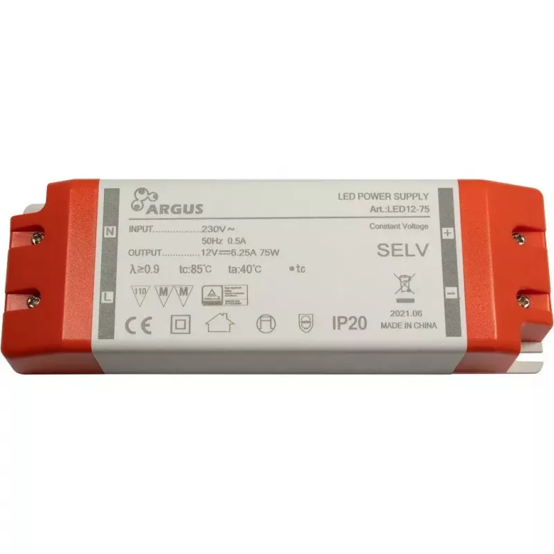 LED-ajuri Inter-Tech LED12-75 75W IP20 100000h