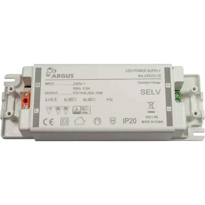 LED-ajuri Inter-Tech LED12-75 75W IP20 100000h