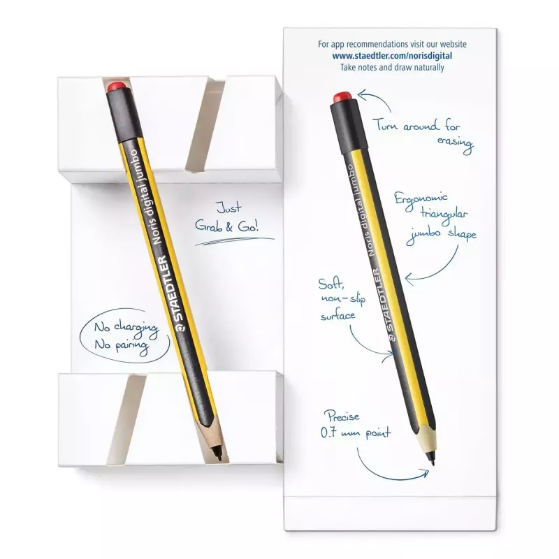 Stylus-kynä Staedtler 180J 22-1 musta keltainen