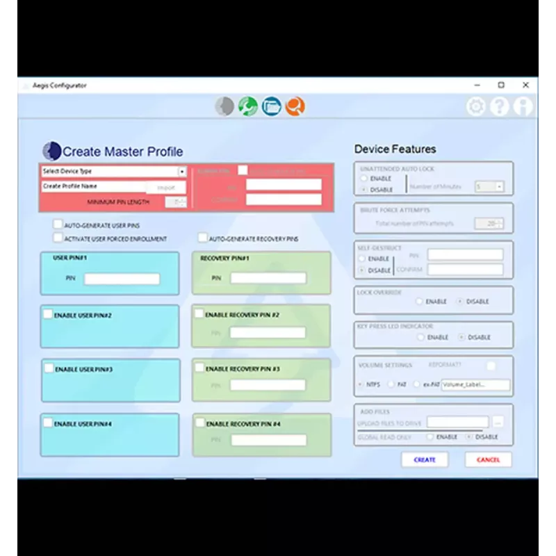 USB-keskitin Apricorn Aegis Configurator AP-CONFIG-KIT-EMEA