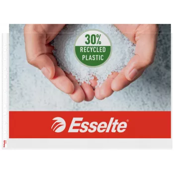 Esselte Quality Pocket A3 vaakasuunta, 30 % kierrätettyä muovia pre-consumer-materiaalista