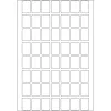 Yleisötarrat HERMA 12x18 mm valkoinen irrotettava paperi matta