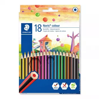 Värikynäsarja Staedtler 185 C18 monivärinen 18 kpl