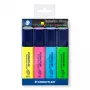 Korostuskynä Staedtler Textsurfer classic 364 kiilakärki sininen vihreä pinkki keltainen