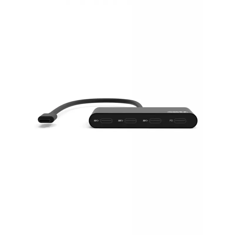 USB-keskitin Port Designs 900147 USB Type-C 5000 Mbit/s musta