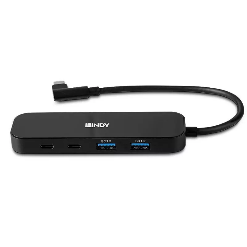 Lindy 43334 USB 3.2 Gen 1 Type-C -hubi, 4 porttia