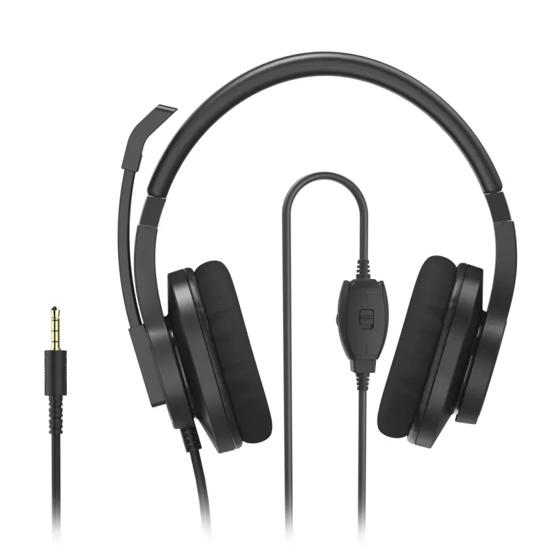 Hama HS-P350 V2 headset johdollinen panta toimisto/callcenter musta